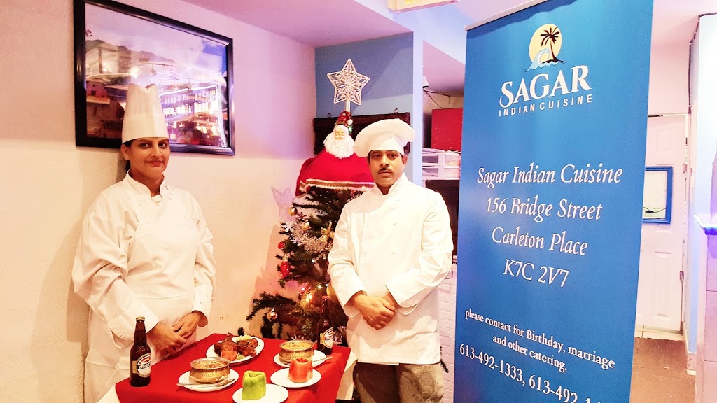 Sagar Indian Cuisine | 156 Bridge St, Carleton Place, ON K7C 2V7, Canada | Phone: (613) 492-1333