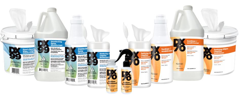 DX Sanitizer and Disinfectant Products | 355 Elmira Rd N Unit 106, Guelph, ON N1K 1S5, Canada | Phone: (519) 362-3358