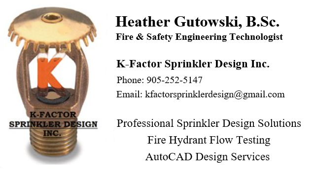 K-Factor Sprinkler Design | 475 Greenwood Dr, Angus, ON L0M 1B6, Canada | Phone: (905) 252-5147