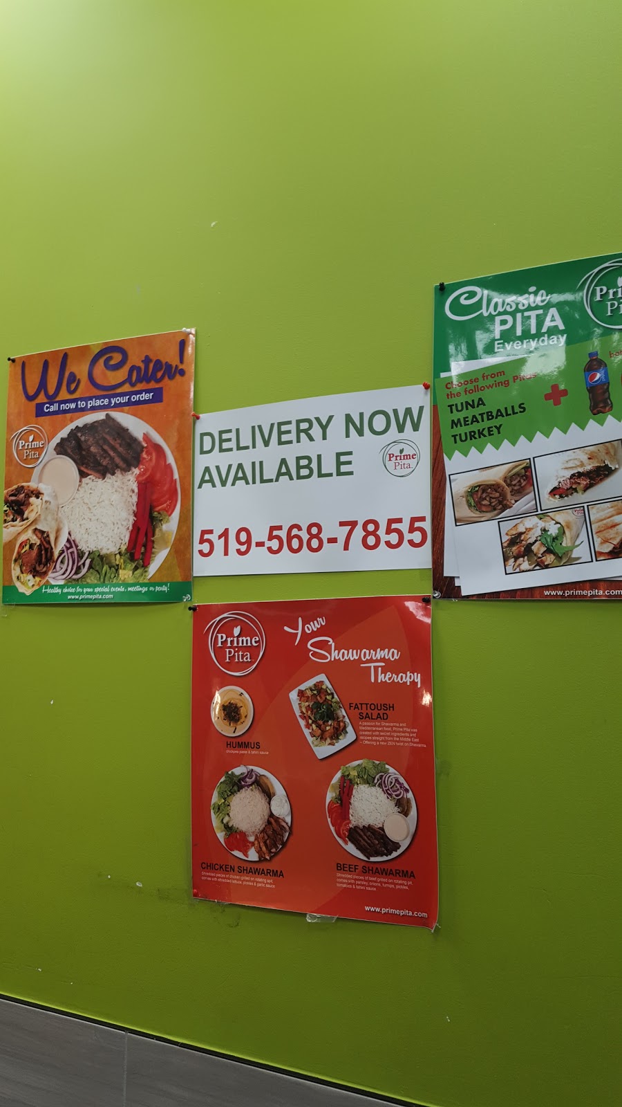Prime Pita | 851 Fischer-Hallman Rd, Kitchener, ON N2M 5N8, Canada | Phone: (519) 576-7257