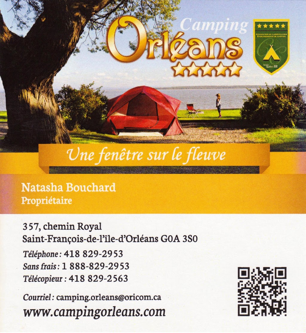 Camping Orléans | 3547 Chemin Royal, Saint-François-de-lÎle-dOrléans, QC G0A 3S0, Canada | Phone: (418) 829-2953