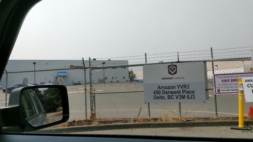 YVR2 Amazon Canada Fulfillment Services | point of interest | 450 Derwent Pl, Delta, BC V3M 5Y9, Canada | 6045493000 OR +1 604-549-3000