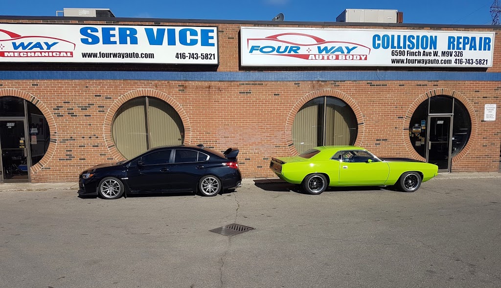 Four Way Auto Body | 6590 Finch Ave W, Etobicoke, ON M9V 3Z6, Canada | Phone: (416) 743-5821