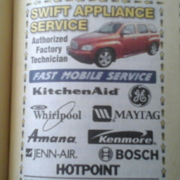 Swift Appliance Service & Repair | home goods store | 518 Rose Ave, Peterborough, ON K9J 4E7, Canada | 7057508710 OR +1 705-750-8710