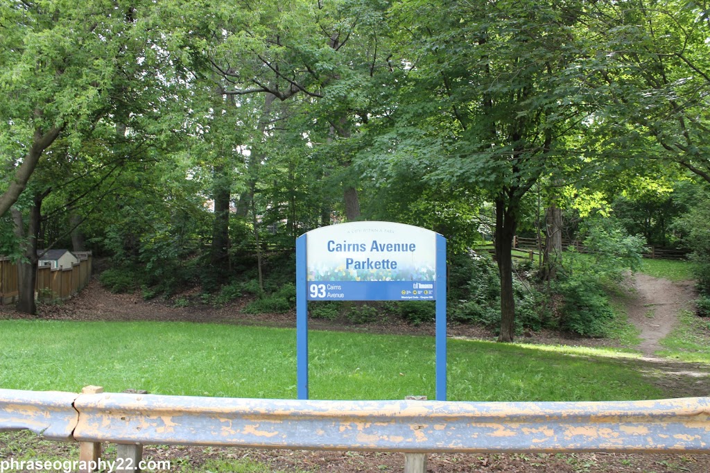 Cairns Avenue Parkette | 93 Cairns Ave, Toronto, ON M4L 1X6, Canada | Phone: (416) 338-4386