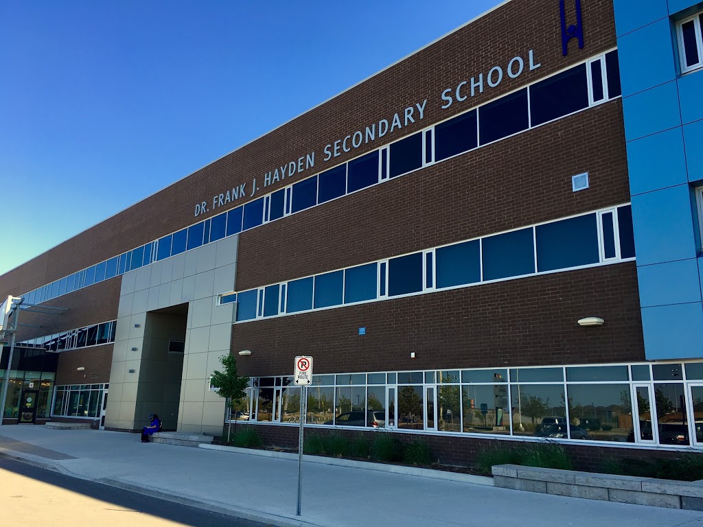 Dr. Frank J. Hayden Secondary School | 3040 Tim Dobbie Dr, Burlington, ON L7M OM3, Canada | Phone: (905) 332-5235