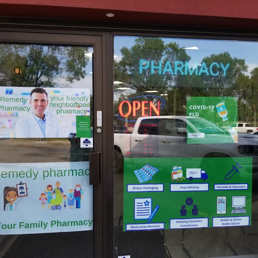 Britannica Remedy’s RX Pharmacy | 14 Britannica Rd, Winnipeg, MB R2N 1J4, Canada | Phone: (204) 253-5671