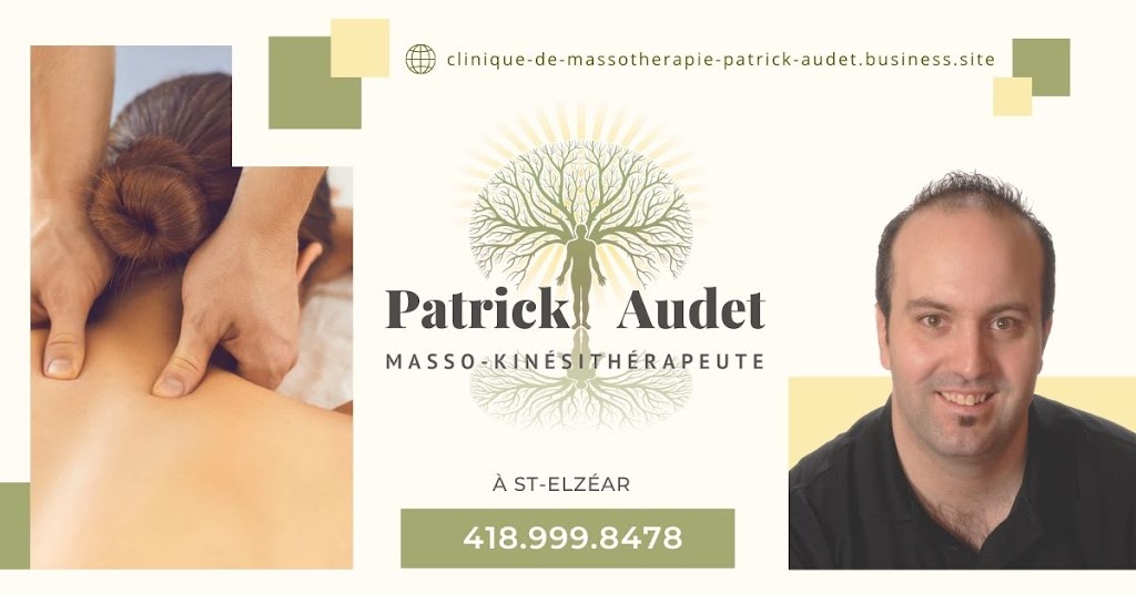 Patrick Audet Masso-kinésithérapeute | 668 Rue du Baron, Saint-Elzéar, QC G0S 2J1, Canada | Phone: (418) 999-8478