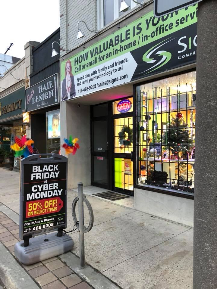 Signa Computer Systems | 3457 Yonge St, North York, ON M4N 2N3, Canada | Phone: (416) 488-9208