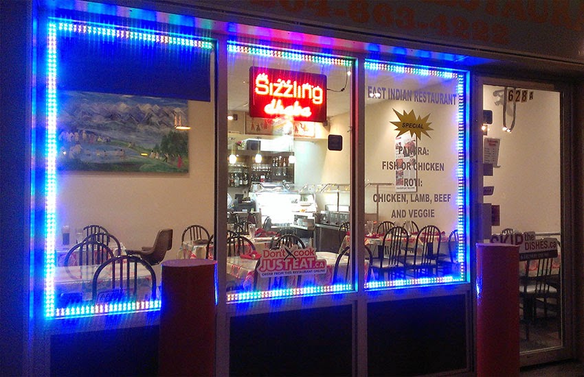 Sizzling Dhaba | 628 St Annes Rd, Winnipeg, MB R2M 4W3, Canada | Phone: (204) 663-4222