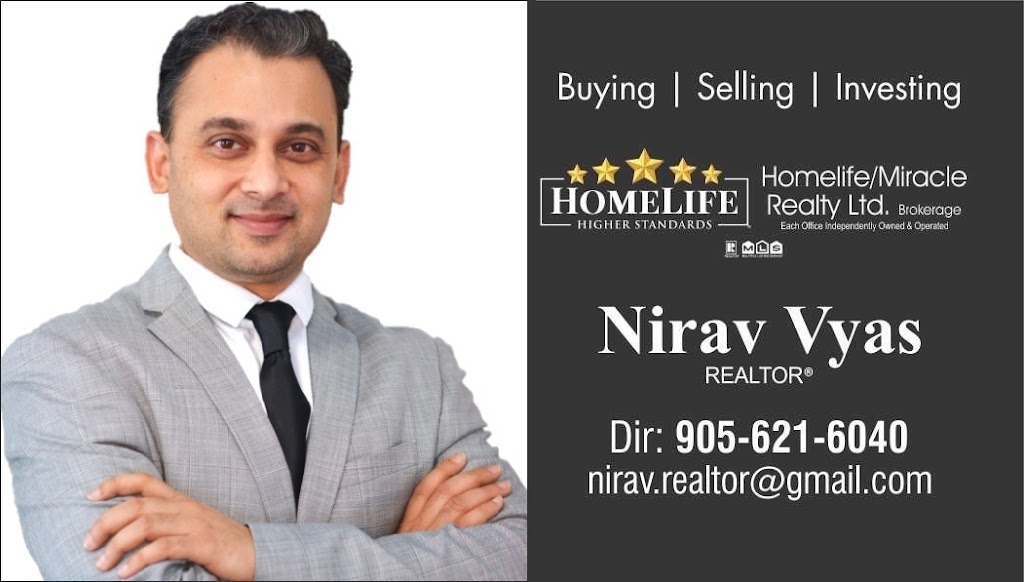 Nirav Vyas - Realtor - Homelife/Miracle Realty Ltd. | Banner Elk St, Brampton, ON L6Y 0E4, Canada | Phone: (905) 621-6040