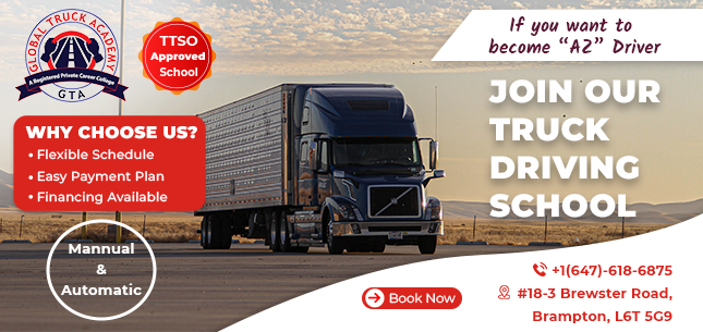 Global Truck Academy Ltd. | 3 Brewster Rd #18, Brampton, ON L6T 5G9, Canada | Phone: 289-505-1000 ext. 2