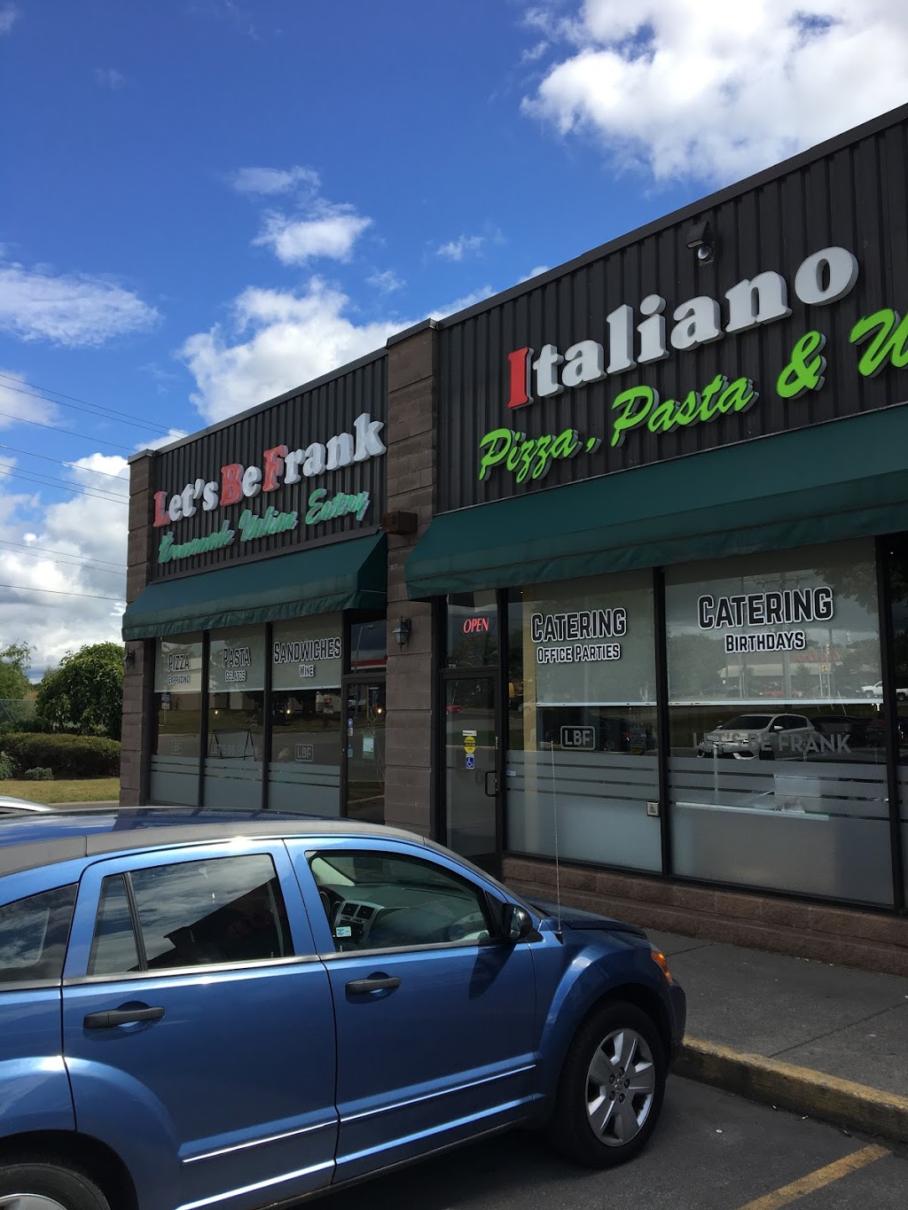 Lets Be Frank Italian Eatery | 1100 Davis Dr, Newmarket, ON L3Y 8X8, Canada | Phone: (905) 967-1122