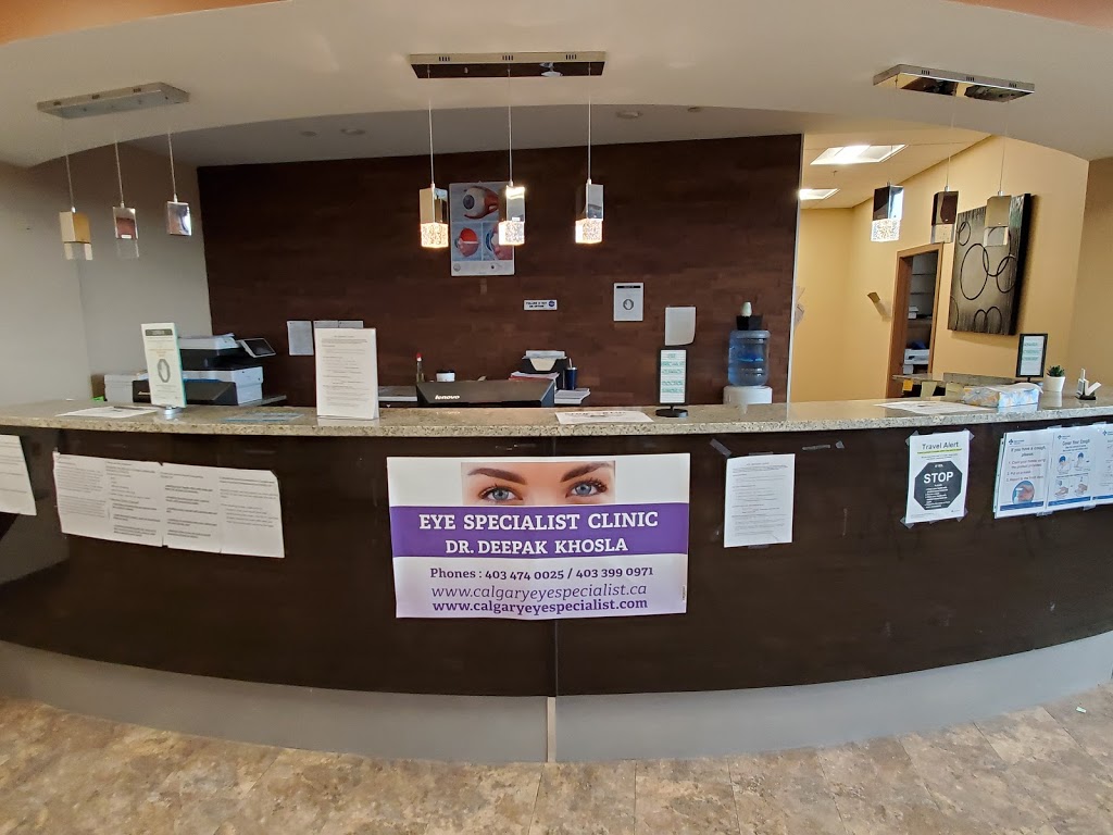 Eye Specialist Clinics | Deerfoot Medical Centre, 971 64 Ave NE #215, Calgary, AB T2E 7P4, Canada | Phone: (403) 474-0025