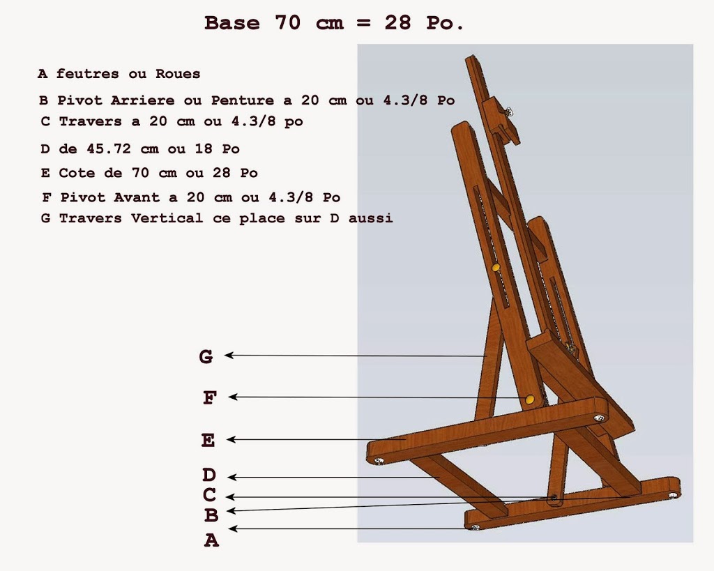 Chevalet et Encadrements Artisanal / Hand Craft Easel and Wooden | 1768 Montée de la Réserve, Notre-Dame-de-la-Merci, QC J0T 2A0, Canada | Phone: (819) 424-7138
