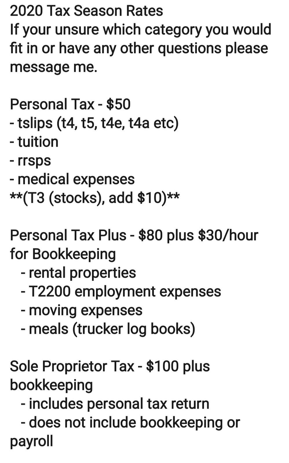 N.E. Bookkeeping & Tax Services | 105 34231 Hwy 2A, Bowden, AB T0M 0K0, Canada | Phone: (403) 848-3408