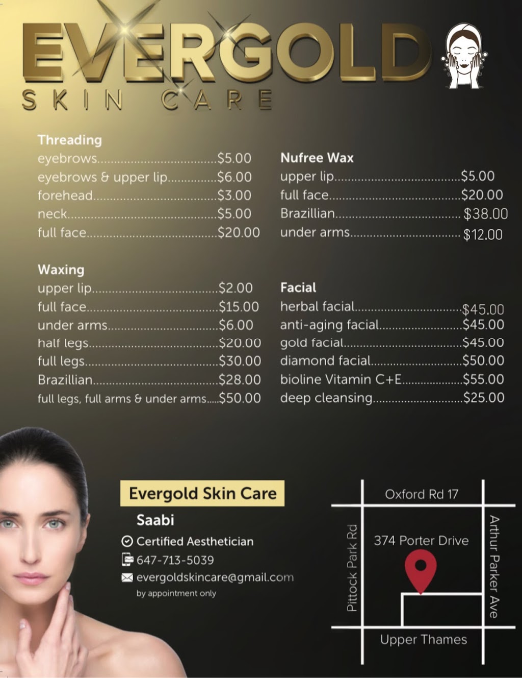 EverGold Skin Care | 374 Porter Dr, Woodstock, ON N4T 0H1, Canada | Phone: (647) 713-5039