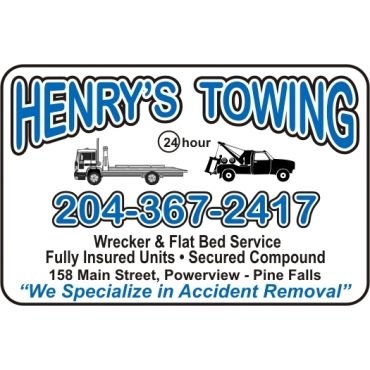 Henrys Towing | 158 Main St, Powerview, MB R0E 1P0, Canada | Phone: (204) 367-2417