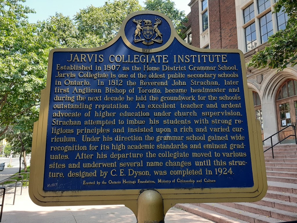 Jarvis Collegiate Institute | 495 Jarvis St, Toronto, ON M4Y 2G8, Canada | Phone: (416) 393-0140