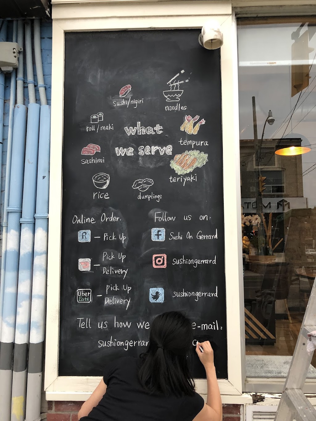 Sushi on Gerrard | 1289 Gerrard St E, Toronto, ON M4L 1Y6, Canada | Phone: (416) 466-9889