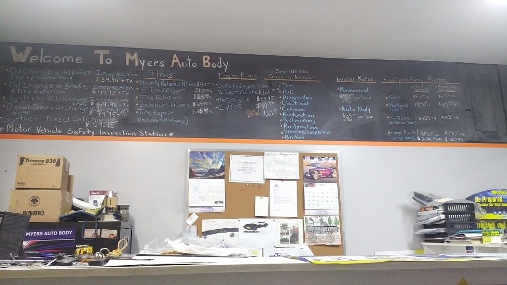 Myers Auto Body | 489 Lancaster St W #3, Kitchener, ON N2K 1L7, Canada | Phone: (519) 743-4390