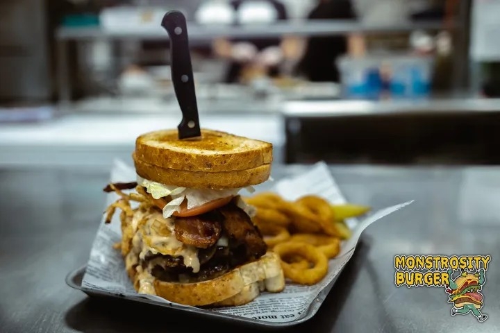 Monstrosity Burger | 2090 Corydon Ave, Winnipeg, MB R3P 1V5, Canada | Phone: (431) 276-6822