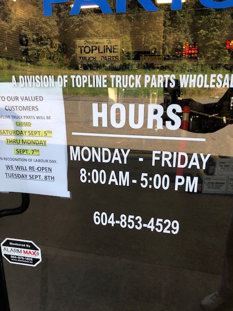 Topline Truck Parts | 1454 Riverside Rd Unit A, Abbotsford, BC V2S 8J2, Canada | Phone: (604) 852-1947