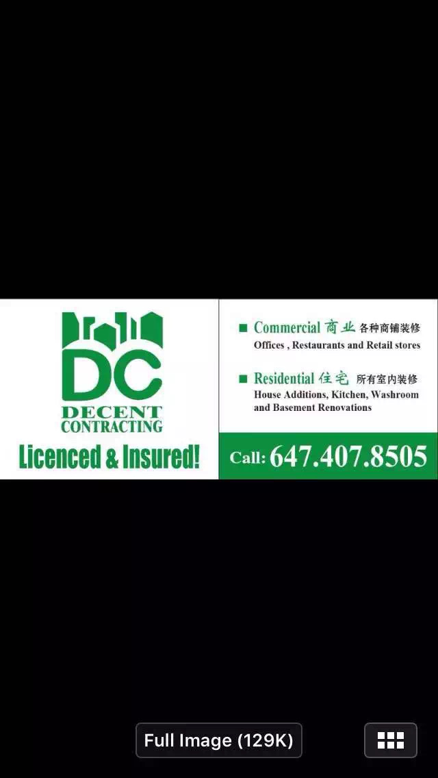 Decent Contracting | 8 Endean Ave Unit #1, Toronto, ON M4M 1W6, Canada | Phone: (647) 407-8505