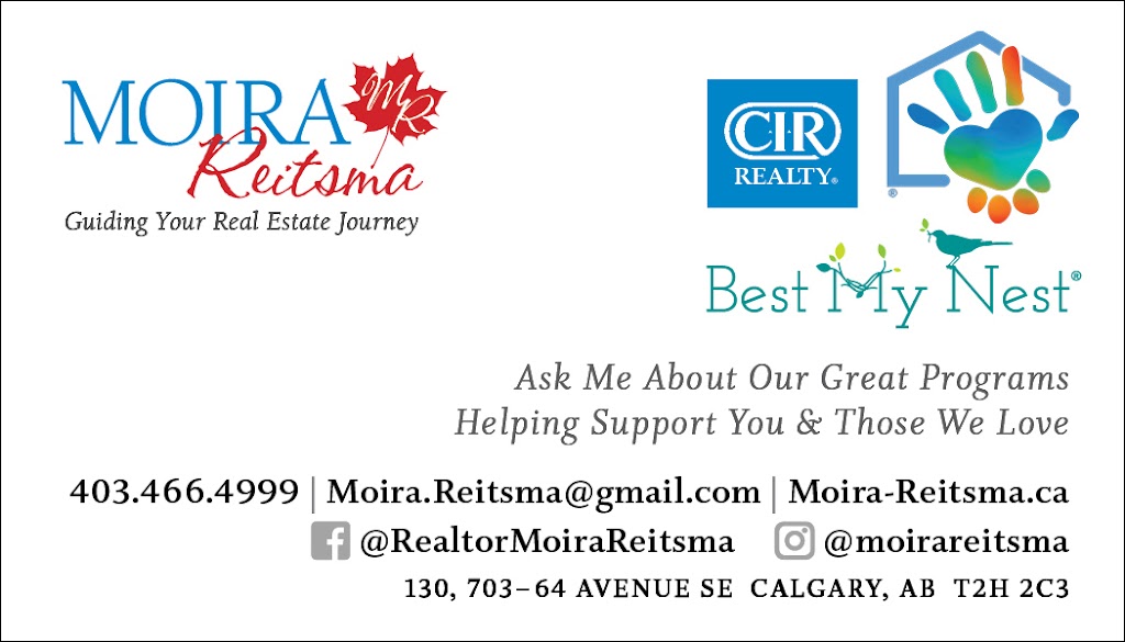 Moira Reitsma: CIR Realty | 703 64 Ave SE #130, Calgary, AB T2H 2C3, Canada | Phone: (403) 466-4999