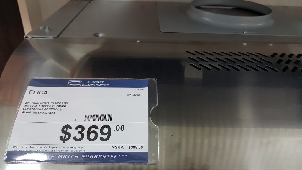 Coast Appliances | 18503 Stony Plain Rd, Edmonton, AB T5S 0C1, Canada | Phone: (780) 451-6095