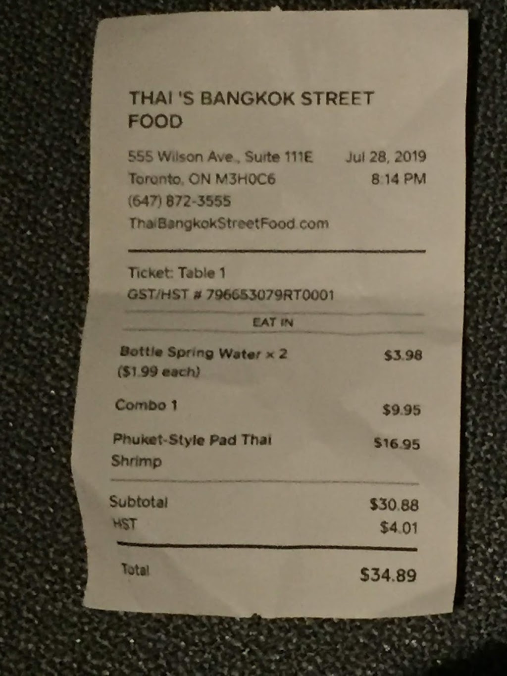 Thais Bangkok Street Food | 660 Eglinton Ave E, East York, ON M4G 2K2, Canada | Phone: (416) 486-7426