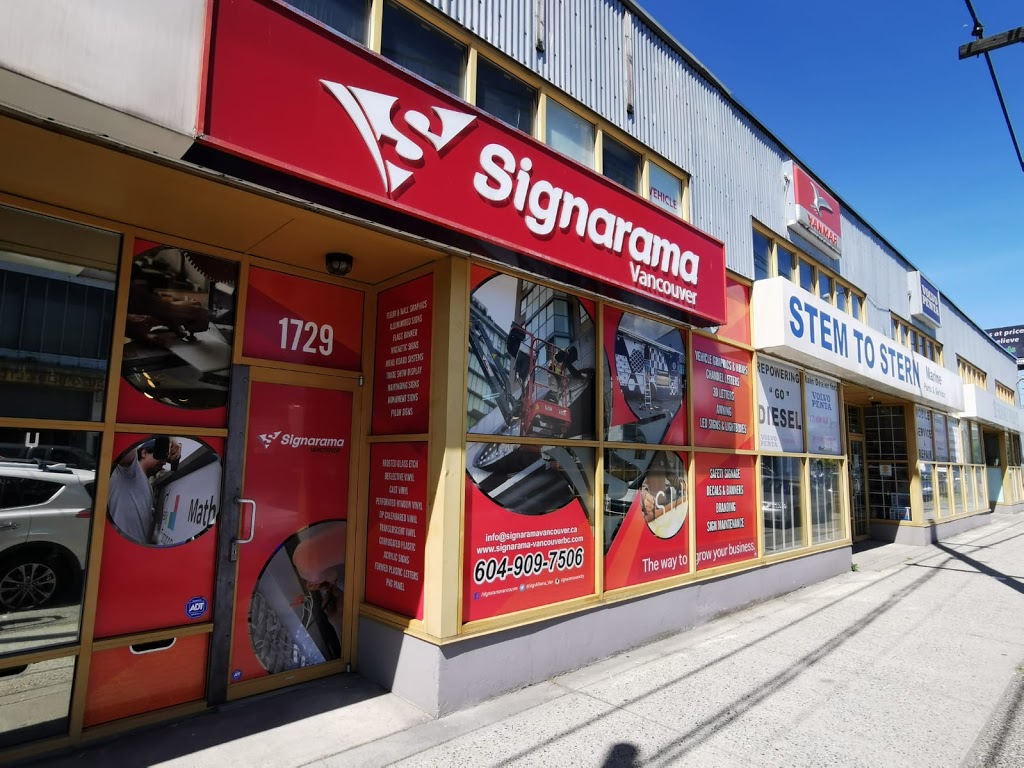 Signarama Vancouver | 1729 Powell St, Vancouver, BC V5L 1H6, Canada | Phone: (604) 909-7506