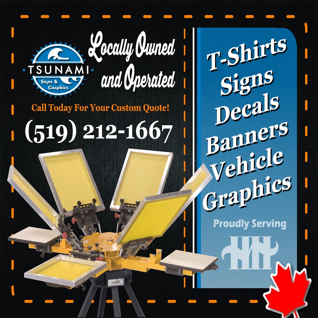 Tsunami Signs and Graphics Inc. | 39 Normandy Blvd, Georgetown, ON L7G 1V9, Canada | Phone: (519) 212-1667