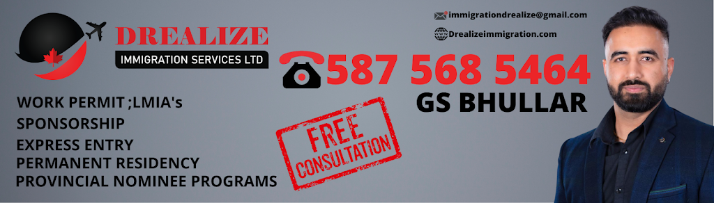 DREALIZE IMMIGRATION SERVICES LTD. | 4310 104 Ave NE UNIT 2260, Calgary, AB T3N 1W4, Canada | Phone: (587) 568-5464