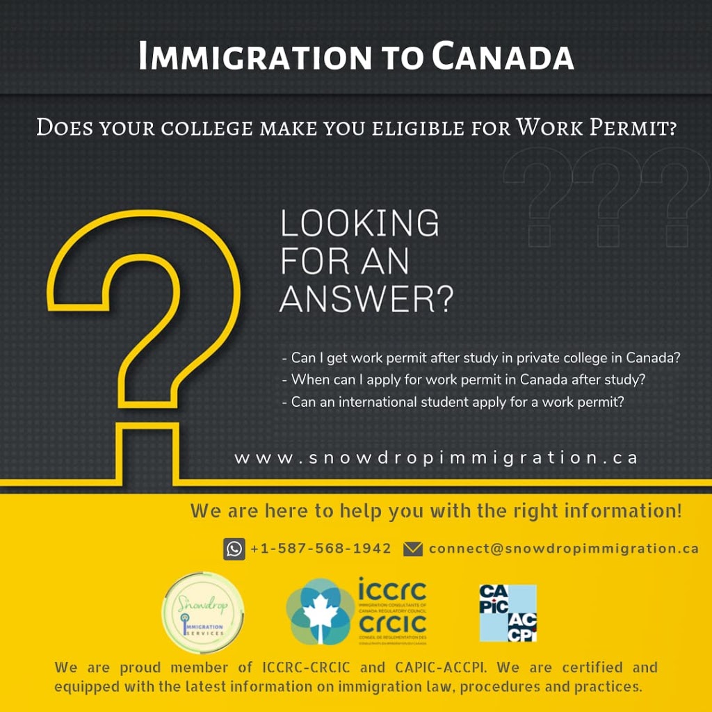 Snowdrop Immigration Services Ltd | 533 Ebbers Way NW, Edmonton, AB T5Y 3T8, Canada | Phone: (587) 568-1942