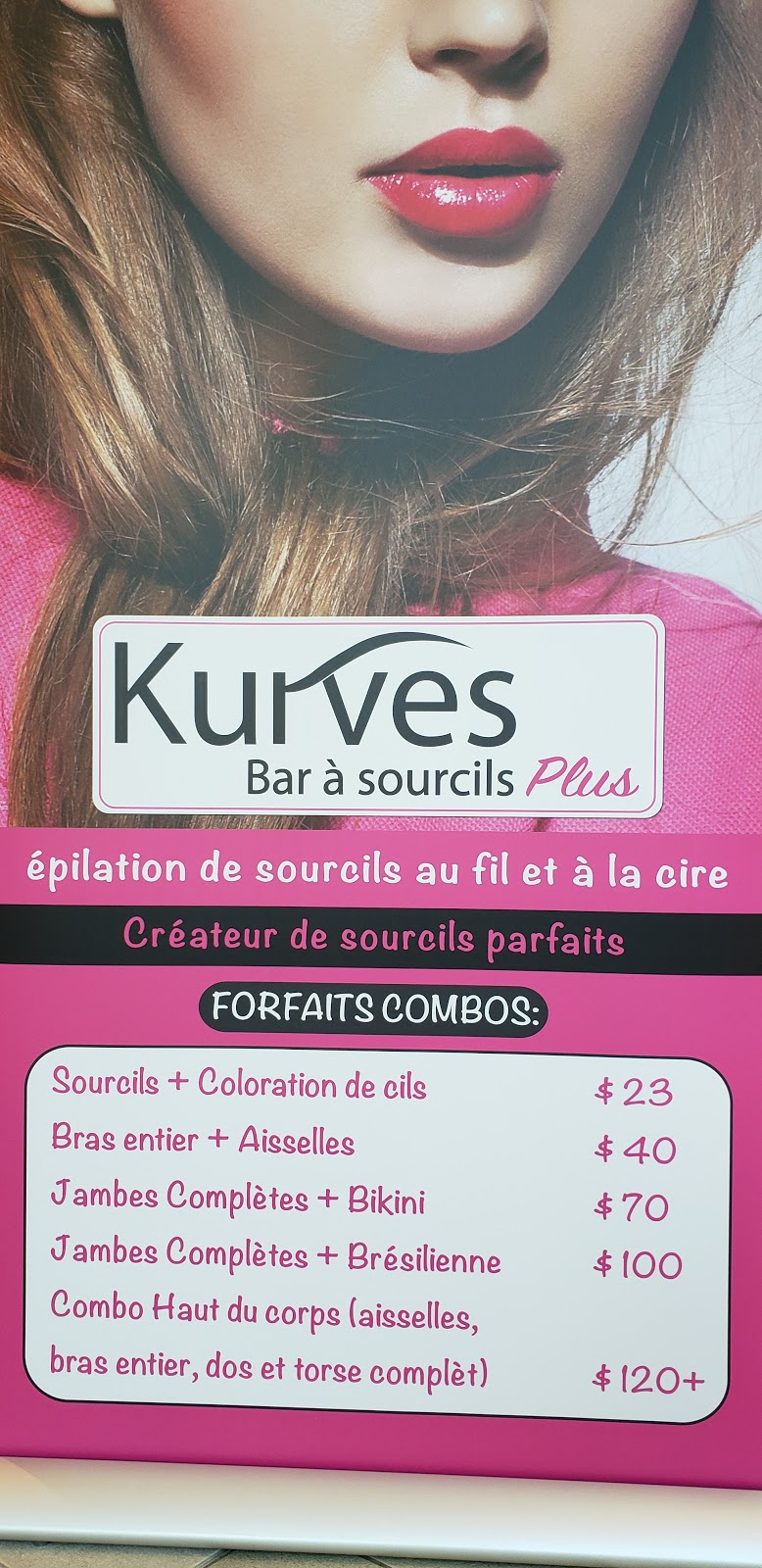 Kurves Bar à Sourcils | hair care | 401 Boulevard Curé-Labelle, Rosemère, QC J7A 3V8, Canada | 4504339300 OR +1 450-433-9300