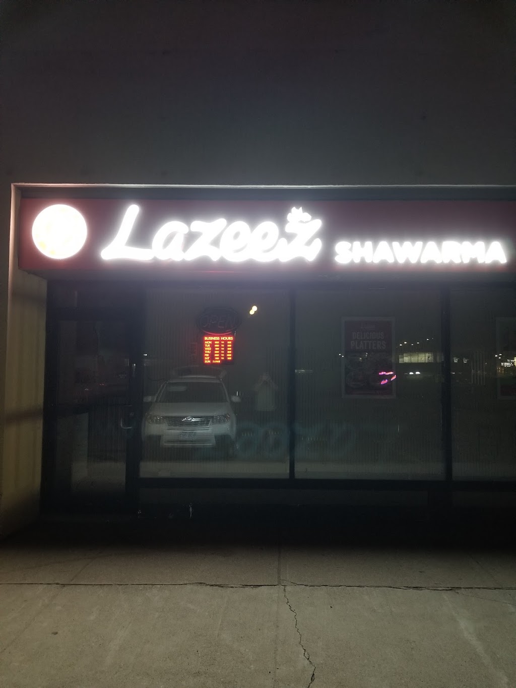 Lazeez Shawarma | restaurant | 5170 Dixie Rd unit 10, Mississauga, ON L4W 1E3, Canada | 9057663258 OR +1 905-766-3258