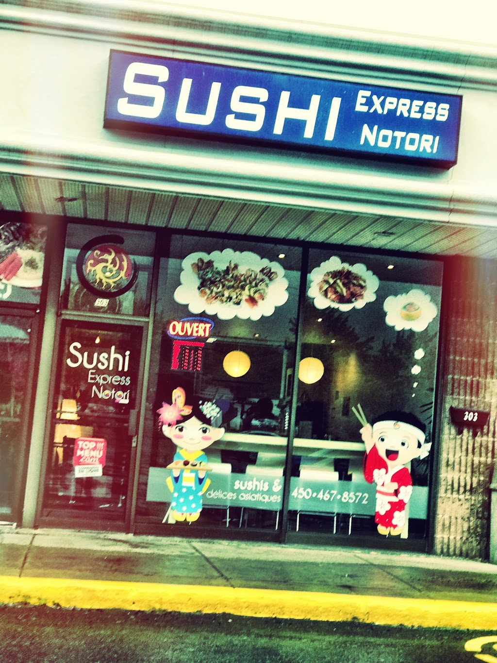 Sushi Express Notori | 303 Bd Sir Wilfrid Laurier, Mont-Saint-Hilaire, QC J3H 3N8, Canada | Phone: (450) 467-8572