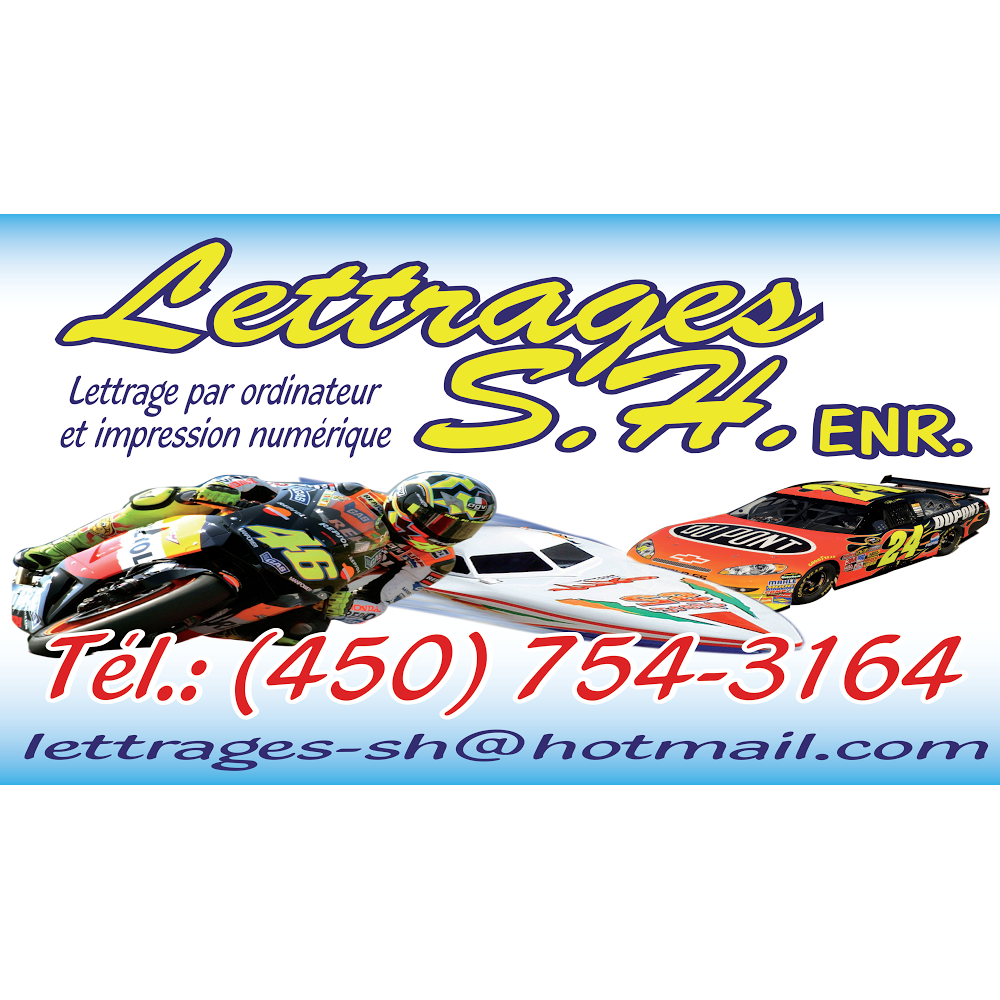 Lettrage S H Enr | 159 1re Av, Crabtree, QC J0K 1B0, Canada | Phone: (450) 754-3164
