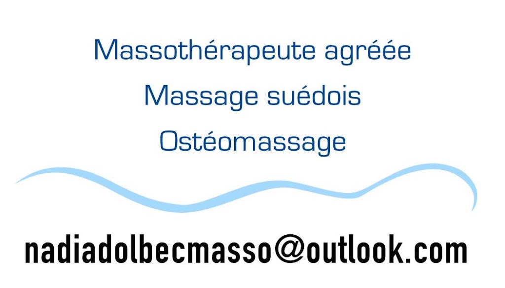 Massothérapeute Nadia Dolbec | 4910 Boulevard Industriel, Sherbrooke, QC J1R 0P4, Canada | Phone: (819) 434-7469
