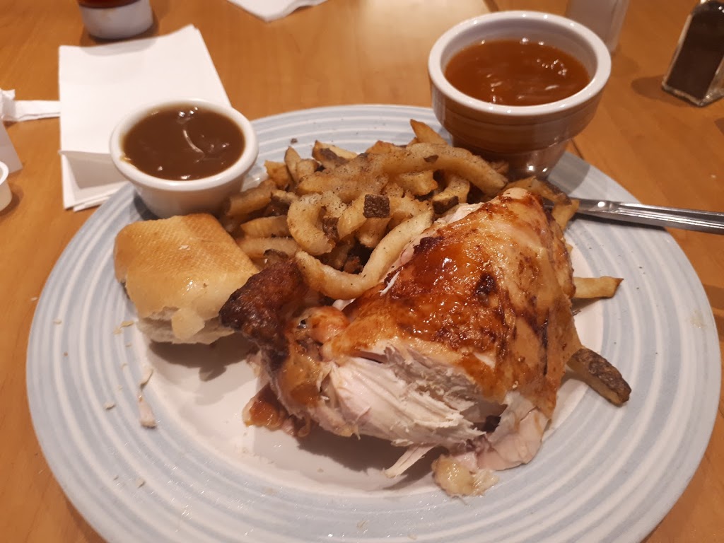 Swiss Chalet Rotisserie & Grill | 735 Queenston Rd, Hamilton, ON L8G 1A1, Canada | Phone: (905) 561-1414
