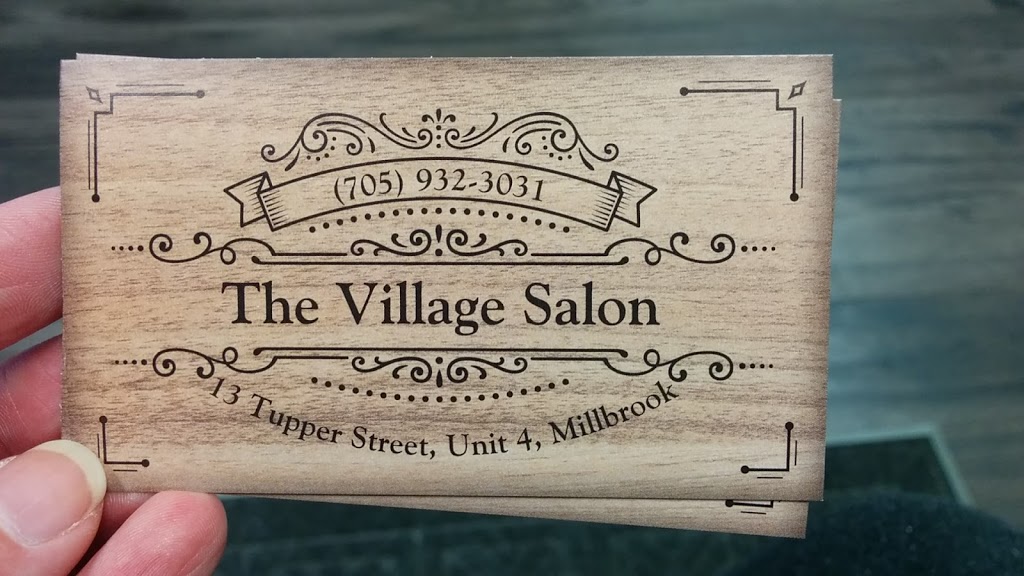 The Village Salon | 13 Tupper St Unit 4, Millbrook, ON L0A 1G0, Canada | Phone: (705) 932-3031