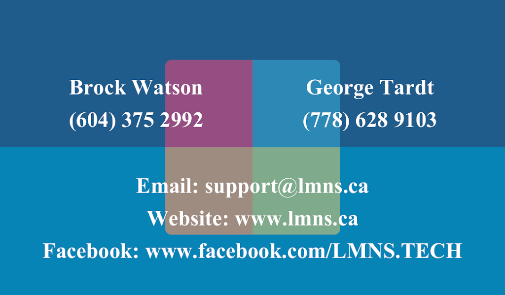 Lower Mainland Network Solutions | 21345 Thornton Ave, Maple Ridge, BC V4R 2J6, Canada | Phone: (604) 375-2992