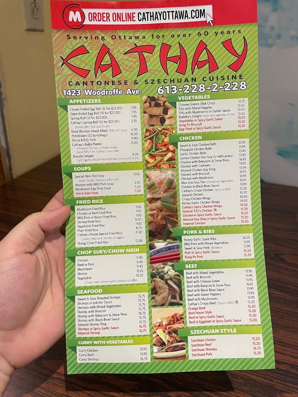 Cathay Restaurants | 1423 Woodroffe Ave, Nepean, ON K2G 1V9, Canada | Phone: (613) 228-2228