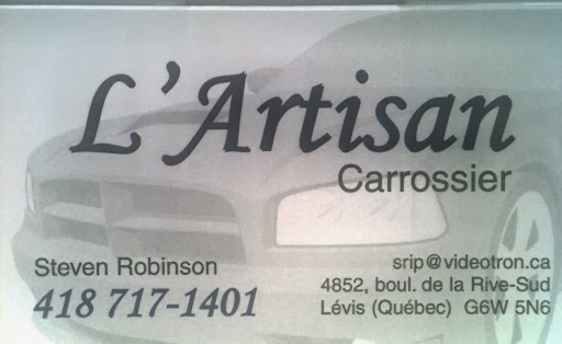 LArtisan Carrossier Steven Robinson | 4852 Boulevard Guillaume-Couture, Lévis, QC G6W 8L8, Canada | Phone: (418) 717-1401
