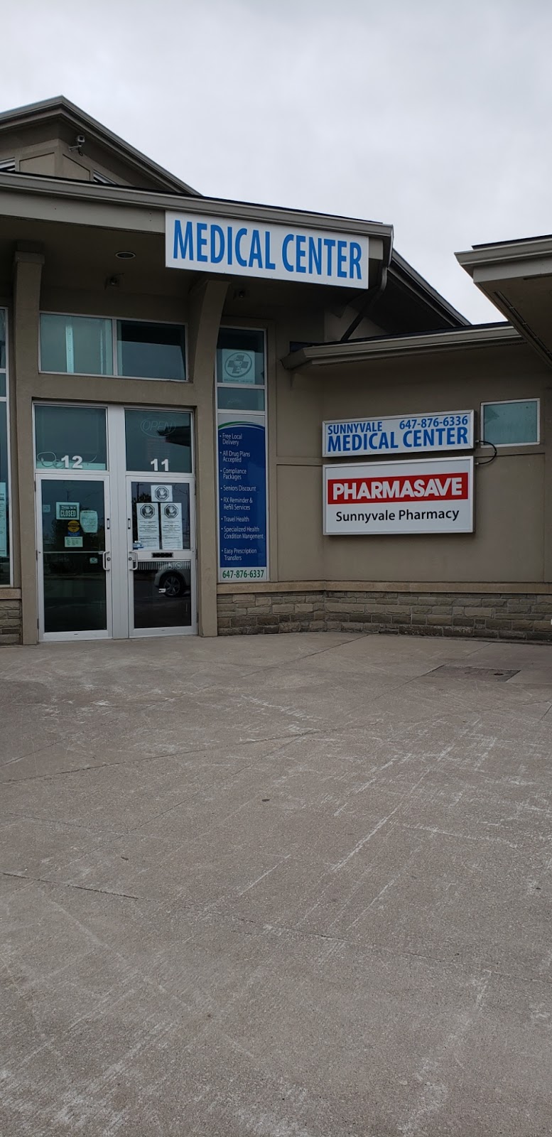 Sunnyvale Medical Centre & Pharmacy | 50 Sunnyvale Gate Unit 11, Brampton, ON L6S 0C4, Canada | Phone: (647) 876-6336