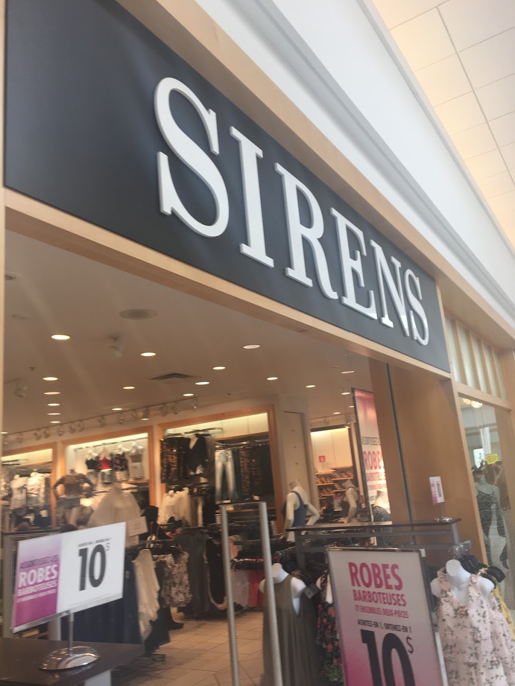 Sirens | 7999 Boul Les Galeries DAnjou Unit #26F, Montréal, QC H1M 1W9, Canada | Phone: (514) 352-5482