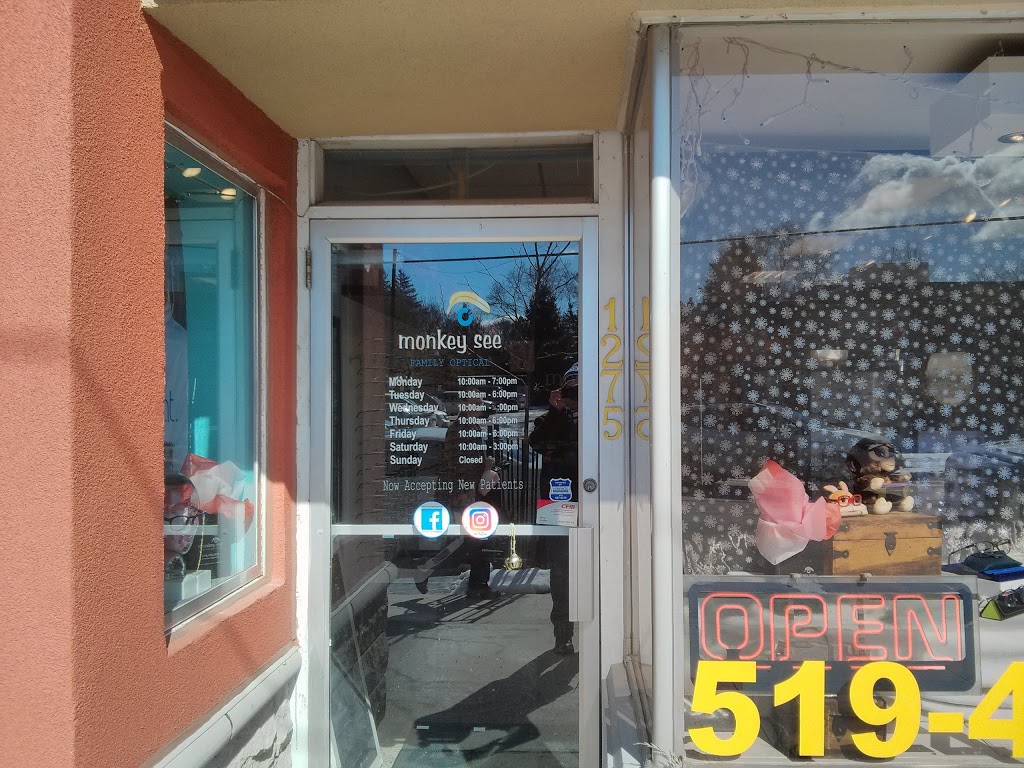 Monkey See Optical | 1275 Commissioners Rd W, London, ON N6K 1C9, Canada | Phone: (519) 472-2535
