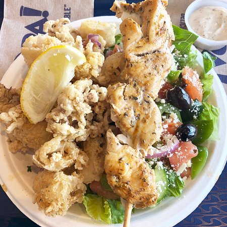 OPA! of Greece Gasoline Alley | 129 Leva Ave, #103, AB T4E 1B2, Canada | Phone: (403) 406-3171