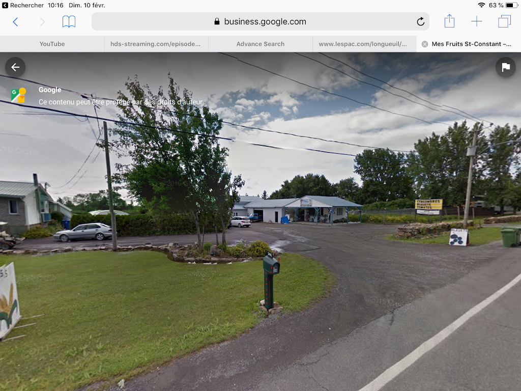 Mes Fruits St-Constant | 346 Rue St Pierre, Saint-Constant, QC J5A 0M5, Canada | Phone: (450) 632-7354